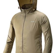 Уличный кемпинг тактический весенне-летний дышащий ультра-тонкий Быстросохнущий плащ для кожи мужская куртка