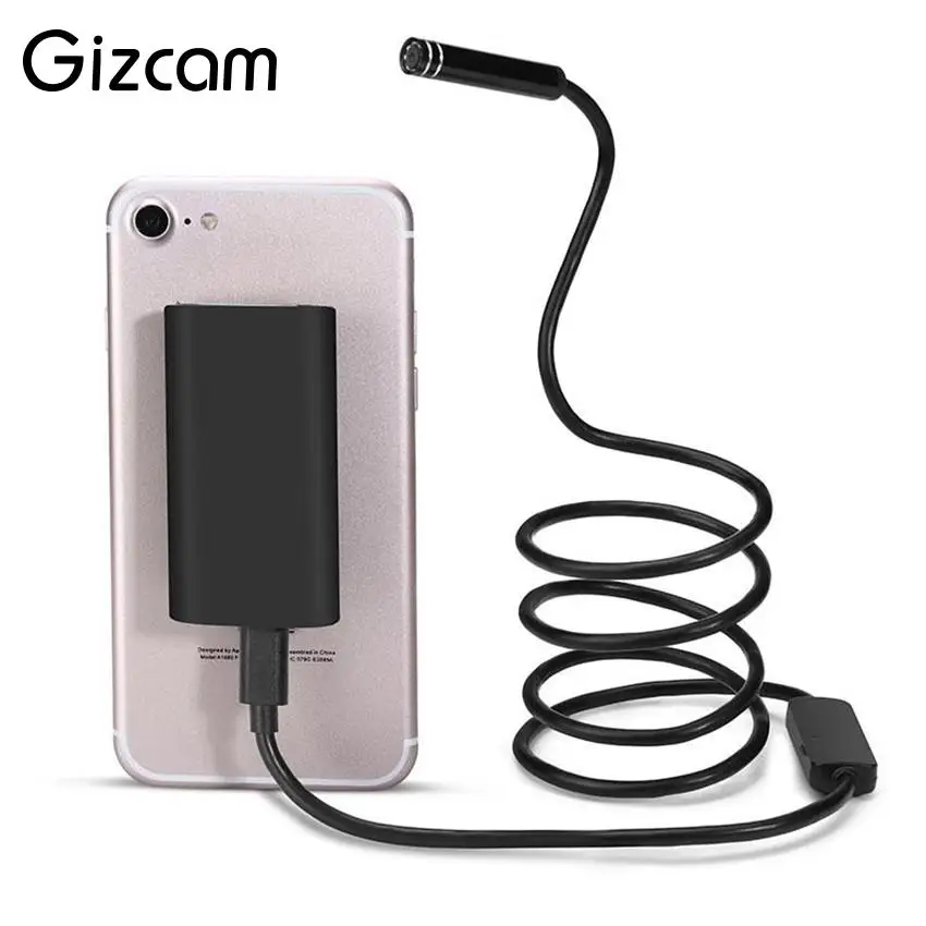 Gizcam 8mm Lens HD 720P Wifi Endoscope 1/1.5/2/3.5m Hard Cable Mini Pipe Snake Inspection Camera for iPhone iOS Android Phone camera : image Gizcam 8mm Lens HD 720P Wifi Endoscope 1/1.5/2/3.5m Hard Cable Mini Pipe Snake Inspection Camera for iPhone iOS Android Phone camera