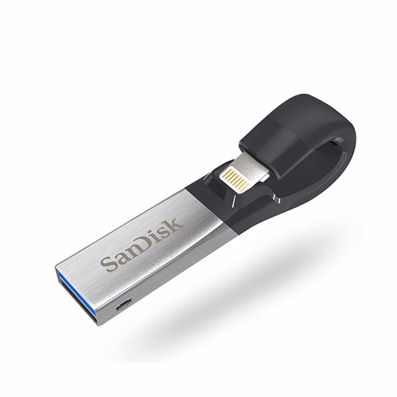 SanDisk SDIX30N OTG USB флэш-накопитель 128 ГБ 16 ГБ флеш-накопитель USB 3,0 64 Гб флешки 32 Гб USB флешка для iPhone iPad iPod APPLE MFi