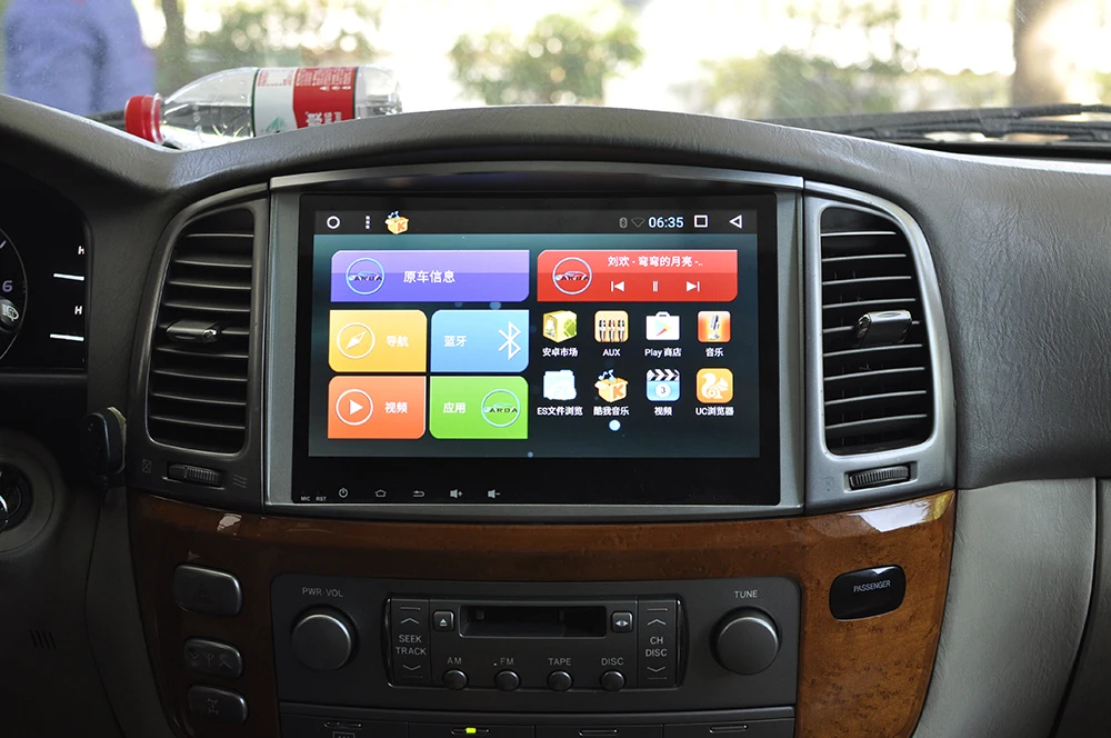 Excellent Aoluoya IPS 2GB RAM 32GB ROM Android CAR DVD Player For Toyota Land cruiser 100 LC100 Lexus IX470 Radio GPS Navigation Bluetooth 2