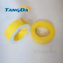 Tangda железно-порошковые сердечники T300-26D OD* ID* HT 78*49*26 мм 160нн/N2 75ue Железный пылезащитный сердечник ферритовый тороидальный сердечник тороидальный желтый белый