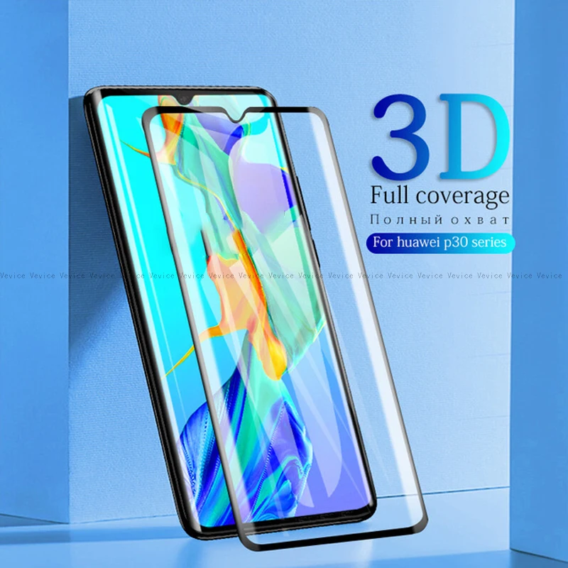 

3D Curved Tempered Glass For Huawei P30 Pro Mate 20 Pro Full Cover Screen Protector For HUAWEI p30 pro Protective Film Glass