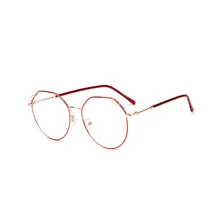 Новые очки необычные очки Рамка личности мужчин и женщин металлические оправы и очки Рамка 1808OLO