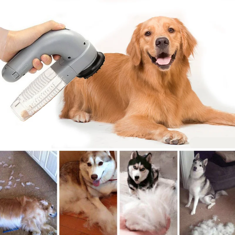 Electric Suction Device Dog Pet dog grooming machine Hair Fur Dryer For Animal cat massager