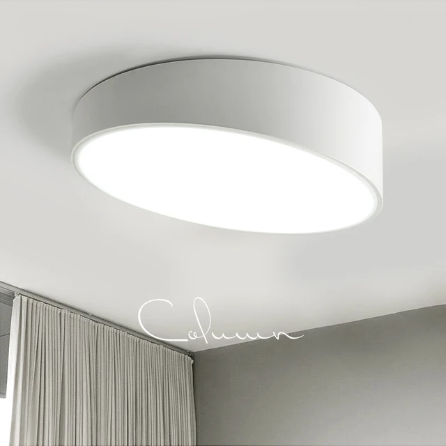 Modern Led Ceiling Light Round White Black Mounted Modern Led Ceiling Light Round White Black Mounted Fixtures Dining Room Balcony Bedroom