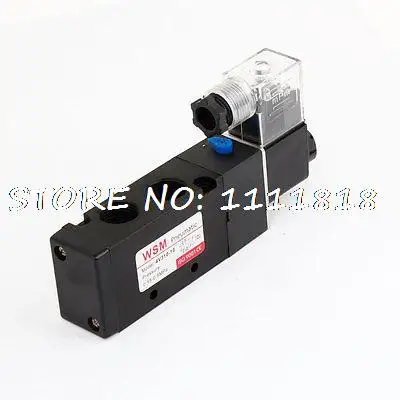 

1/2" Five Port Two Position Solenoid Operated Valve AC 220V