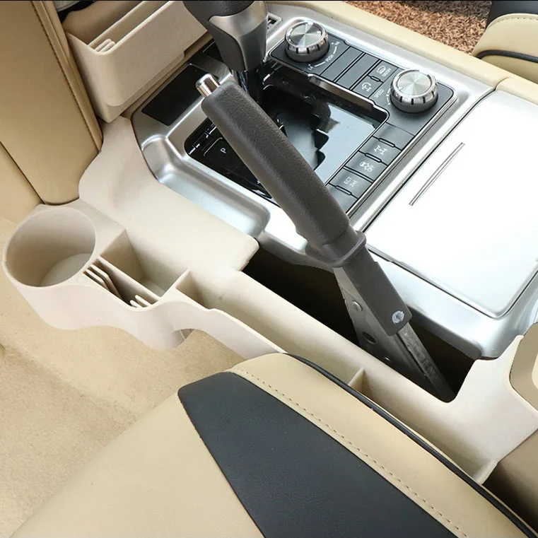 Cena Lewy i prawy wnętrza samochodu uchwyt na kubek schowek dla Toyota Land Cruiser 200 2016 2017 2018 2019