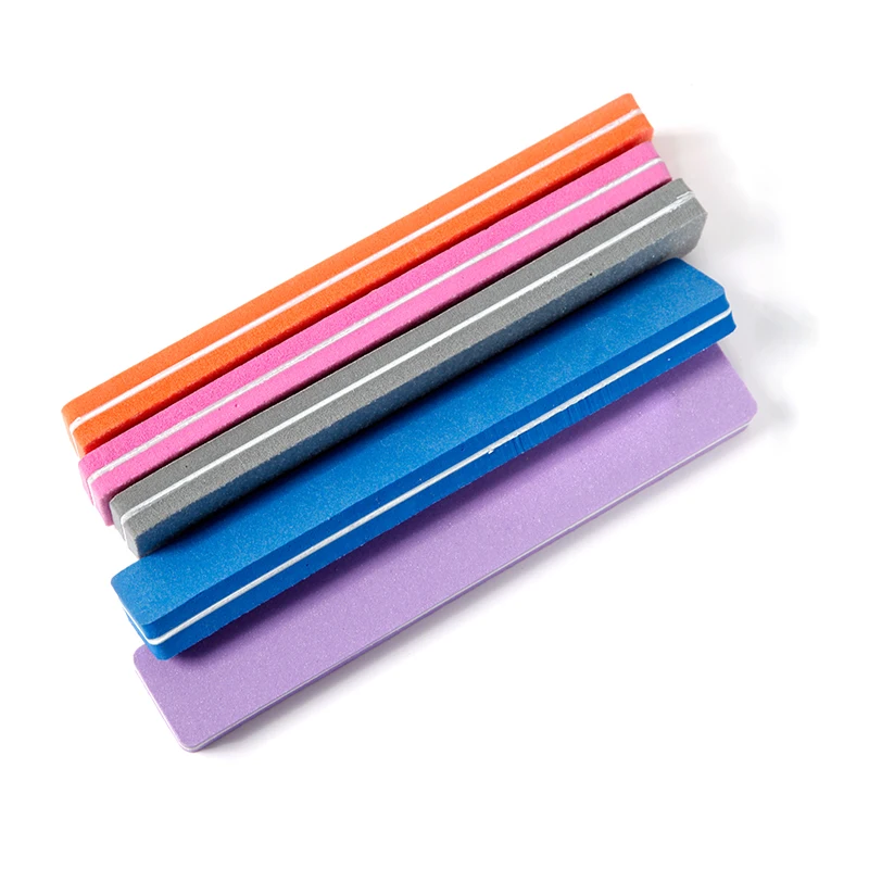 

RSTYLE 1PC Nail Tools Sanding Washable Manicure Tool Nail File Nail Art Polish Sandpaper Strip Bar Set Polishing File