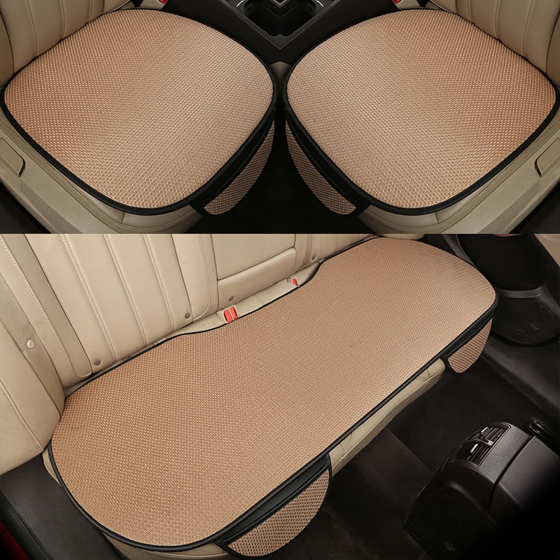 

Car Seat Cover Four Season Front/Rear Ice silk Cushion for Toyota Corolla Camry Rav4 Auris Prius Yalis Avensis SUV 99%