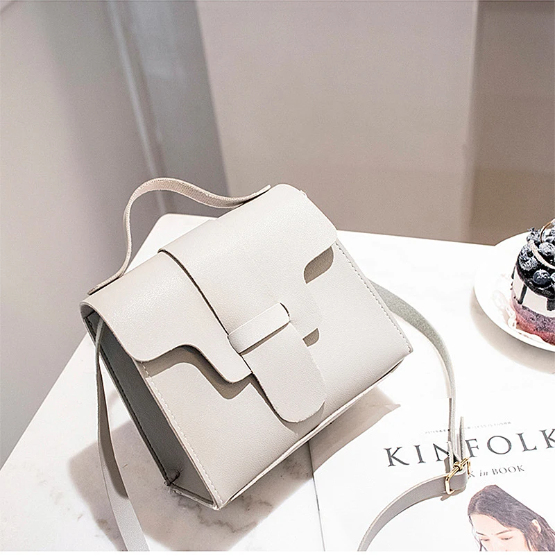 

PGOLEGGY Brand PU Leather Shoulder bags Fashion Simple Small Square Bag Women's Designer High-quality handbags Messenger Bags