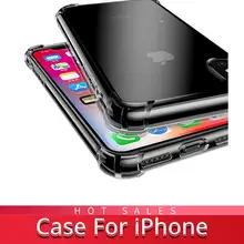 RYKKZ Corner protect Case for IPhone6 6S XR XS MAX X 8 Plus 7 Mobile Cases