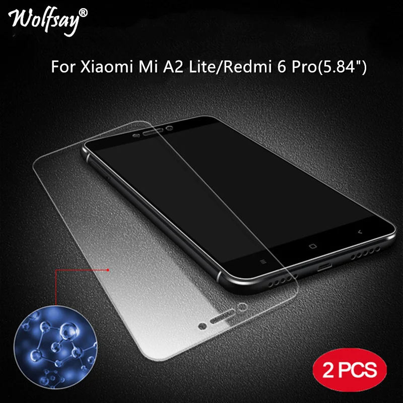 

Mi A2 Lite Protective Glass Xiaomi Mi A2 Lite Screen Protector Ultra-Thin Clear Tempered Glass For Xiaomi Mi A2 Lite Glass 5.84"