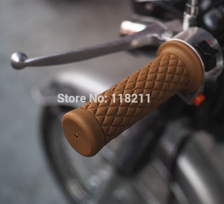 Высококачественная винтажная мотоциклетная рукоятка Cafe Racer 7/8 дюйма 22 мм для Honda
