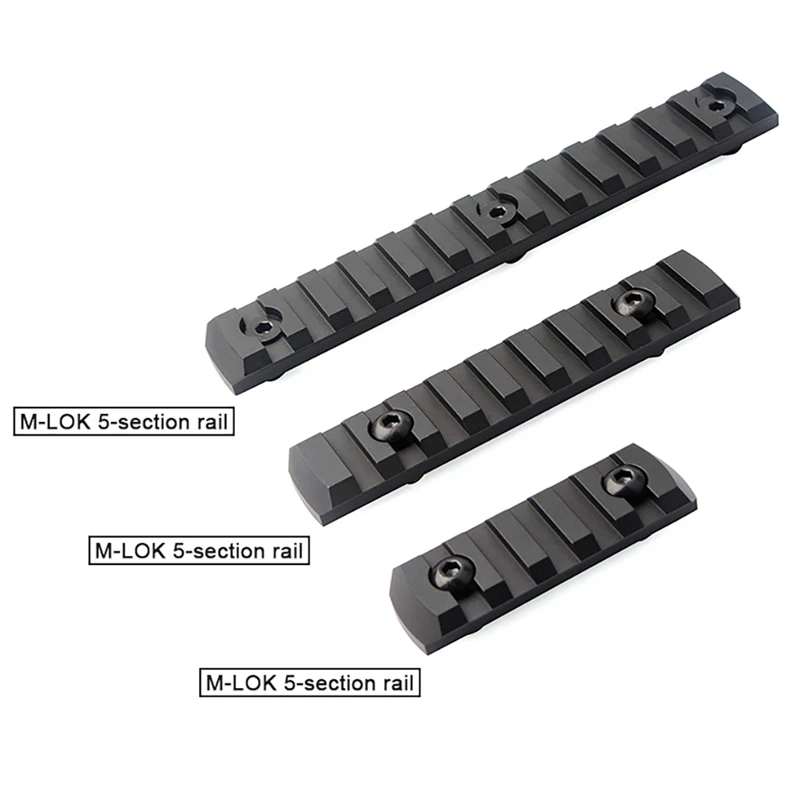 

Tactical Picatinny Weaver Rail For KeyMod Handguard Scope Mount Base Accessories M-Lok Aluminum Alloy 5-slot 9-slot 13-slot