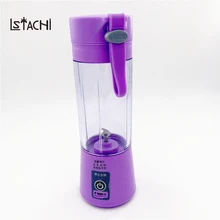 LSTACHi 380 мл USB Заряженная мини портативная соковыжималка многофункциональная электрическая соковыжималка Соковыжималка Блендер бытовой пищевой миксер дорожная соковыжималка