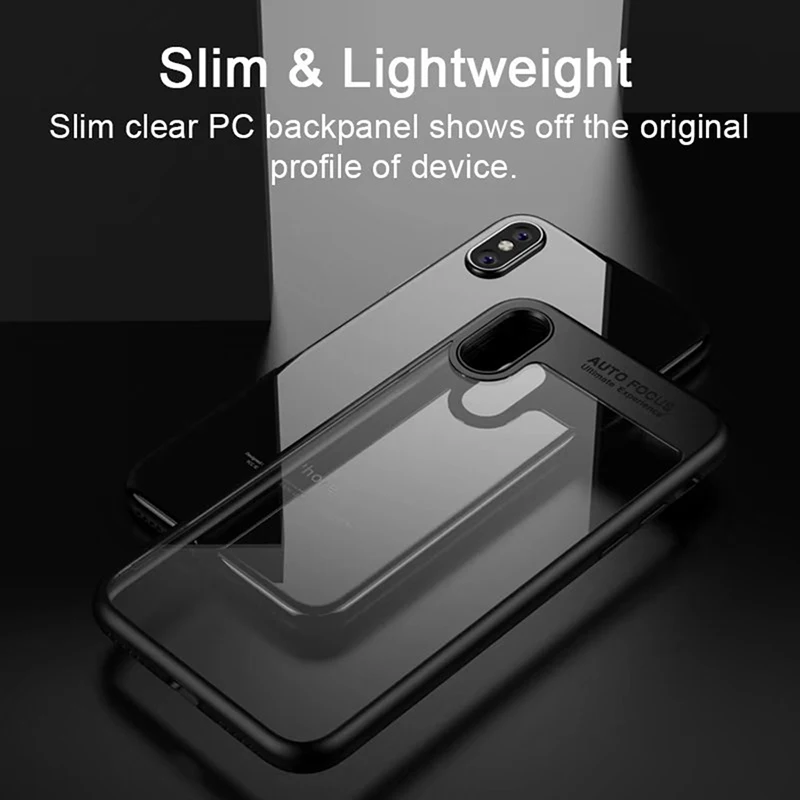 

Cyato Luxury Transparent Clear cellphone Cases for iPhone X Case Soft Silicone edge back cover for iPhone 10 6 6s 7 8 Plus capa