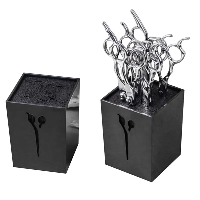 Hairdressing Scissors Holder Stand Case Salon Hairdresser Scissors Hair