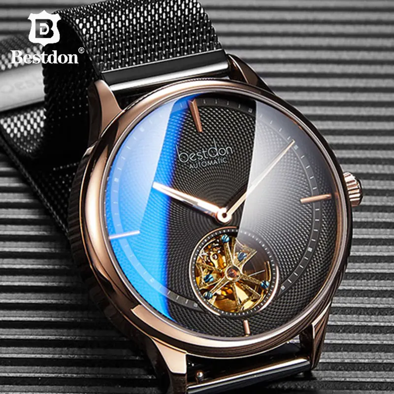 Bestdon ساعات أوتوماتيكية مينا الأزرق الميكانيكية ووتش الهيكل العظمي الأزياء الفاخرة سويسرا العلامة التجارية ساعة اليد هدية ل رجل 2019 Bestdon ساعات أوتوماتيكية مينا الأزرق الميكانيكية ووتش الهيكل العظمي الأزياء الفاخرة سويسرا العلامة التجارية ساعة اليد هدية ل رجل 2019