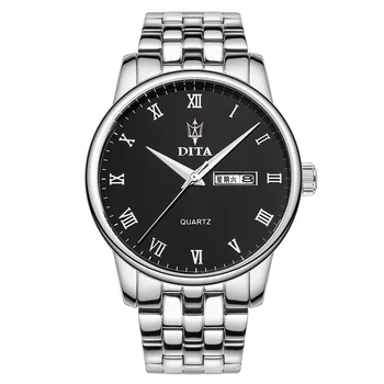 

DITA Men Watch Business Style Stainless Steel Waterproof Wristwatch Auto Date Luxury Brand Quartz Watches Horloges Mannen