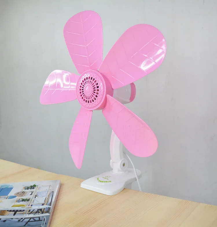 

5 Vanes Electric Mini Desk Clip Fan Student Dormitory Table Air Cooling Fan 220v PC Computer Safe Fan Safe ABS Material