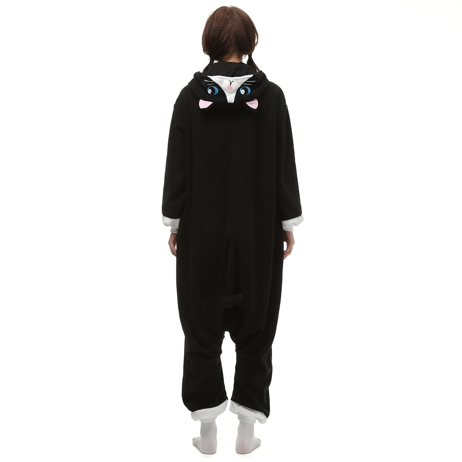 Polar-Fleece-Kigurumi-Black-Cat-Cosplay-Costume-Cartoon-Onesie-Pajama-Halloween-Carnival-Masquerade-Party-Jumpsuit-Clothing (3)