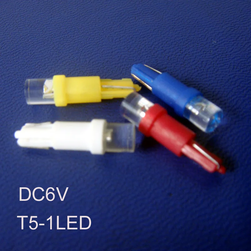 

High quality 6V T5 led indicator light,car T5 led pilot lamp 6.3v, T5 led lights free shipping 1000pcs/lot