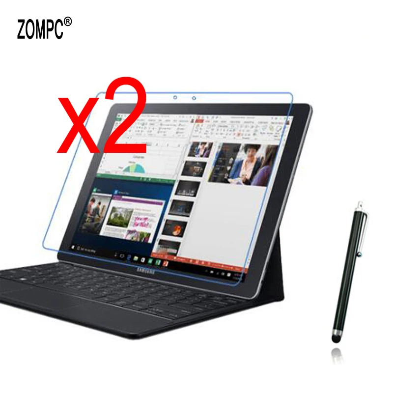 2x Film Guards +2x Clean Cloth +1x Stylus Clear LCD Screen Protector Films For Samsung Galaxy Tab Pro S2 W720 W723 W727 W728 | Компьютеры