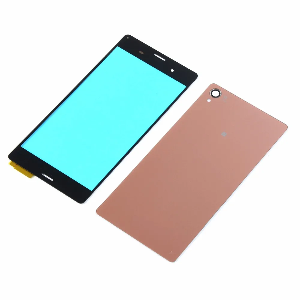 Для Sony Xperia Z3 L55T L55U D6653 D6633 корпус стеклянный аккумулятор задняя крышка + сенсорный
