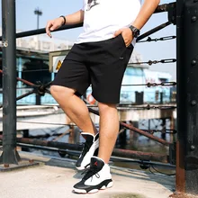 Новое поступление модные летние супер свободно большой тонкий Повседневное Для мужчин дышащии эластичные для талии по колено плюс Размеры XL2XL3XL-6XL7XL