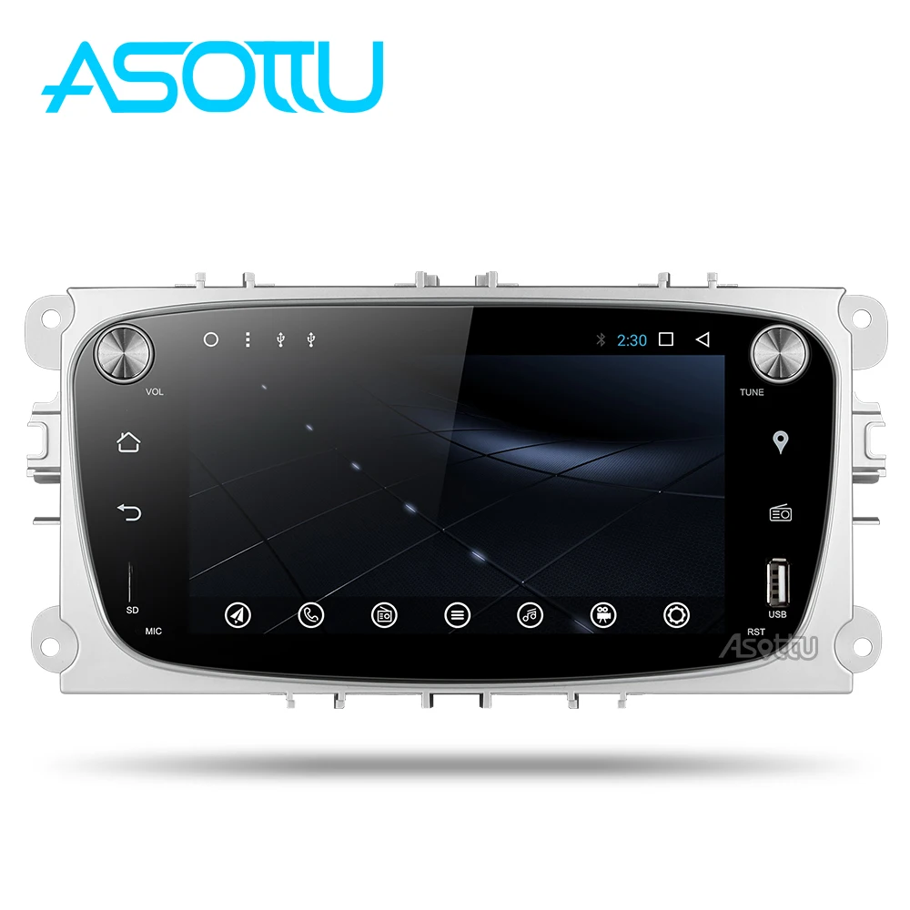 Android 8,1 автомобиль DVD Восьмиядерный для Ford Mondeo C-max Фокус galaxy S-max автомобиль dvd gps радио Видео плеер в тире dvd 1024*600