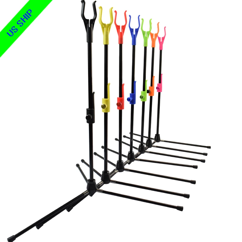 1X Elong Archery Bow Stands Recurve Bows Holder Bow Stand Rack Ship