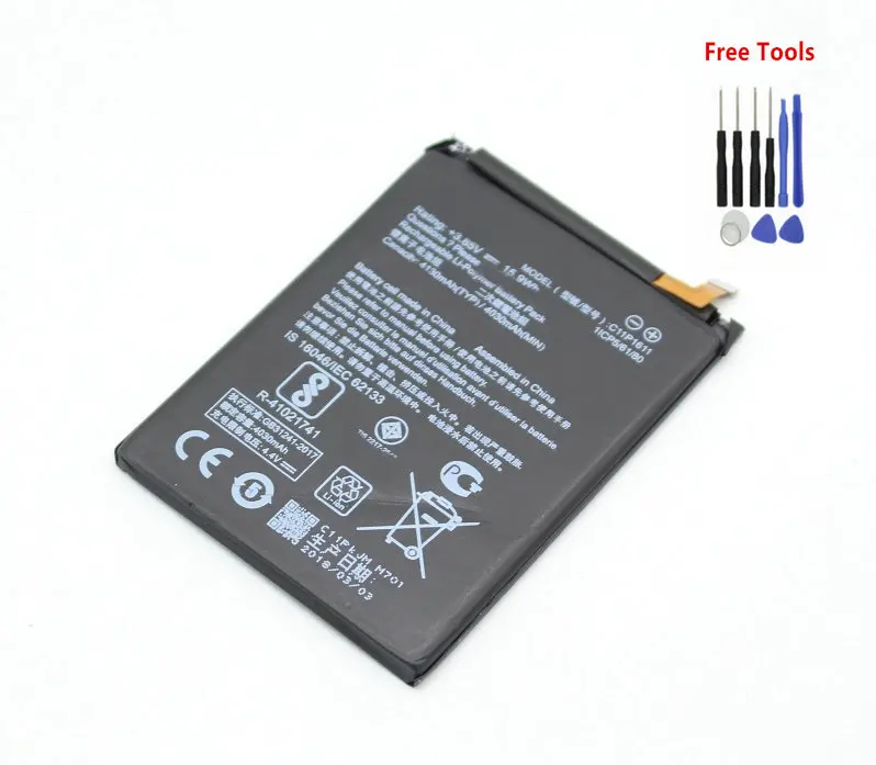

1x C11P1611 Replacement Phone Battery For ASUS Zenfone 3 Max Zenfone3 Max Z3 Max ZC520TL X008DB Batterij Batteries + Tool
