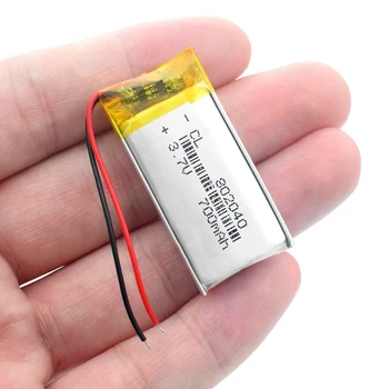 

Polymer battery 700 mah 3.7V 802040 smart home Rechargeable Li-ion battery for dvr GPS MP3 MP4 Bluetooth Speaker Reading Pen DIY