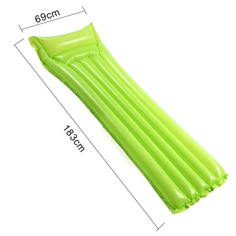 

Inflatable Pool Floating Raft Swimming Lightweight Water Bed Pool Floating Float Raft for Pool Anti-slip Floating Air