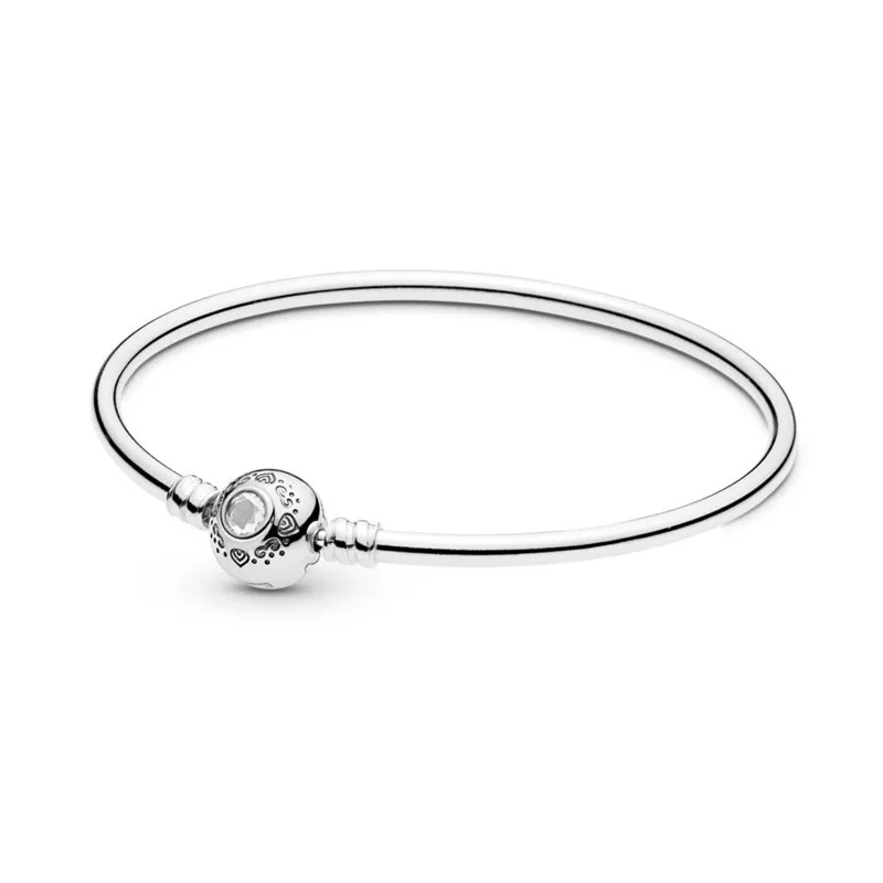 

2019 New 925 Sterling Silver Bead Charm Bracelet Fit Original Pandora Princess Jasmine And Aladdin Bangle For Women DIY Jewelry