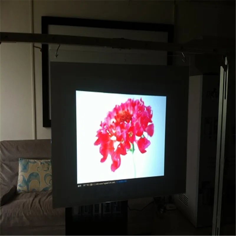 1.52x12m HD Dual Projection Film /Double Sides Black Rear Projection
