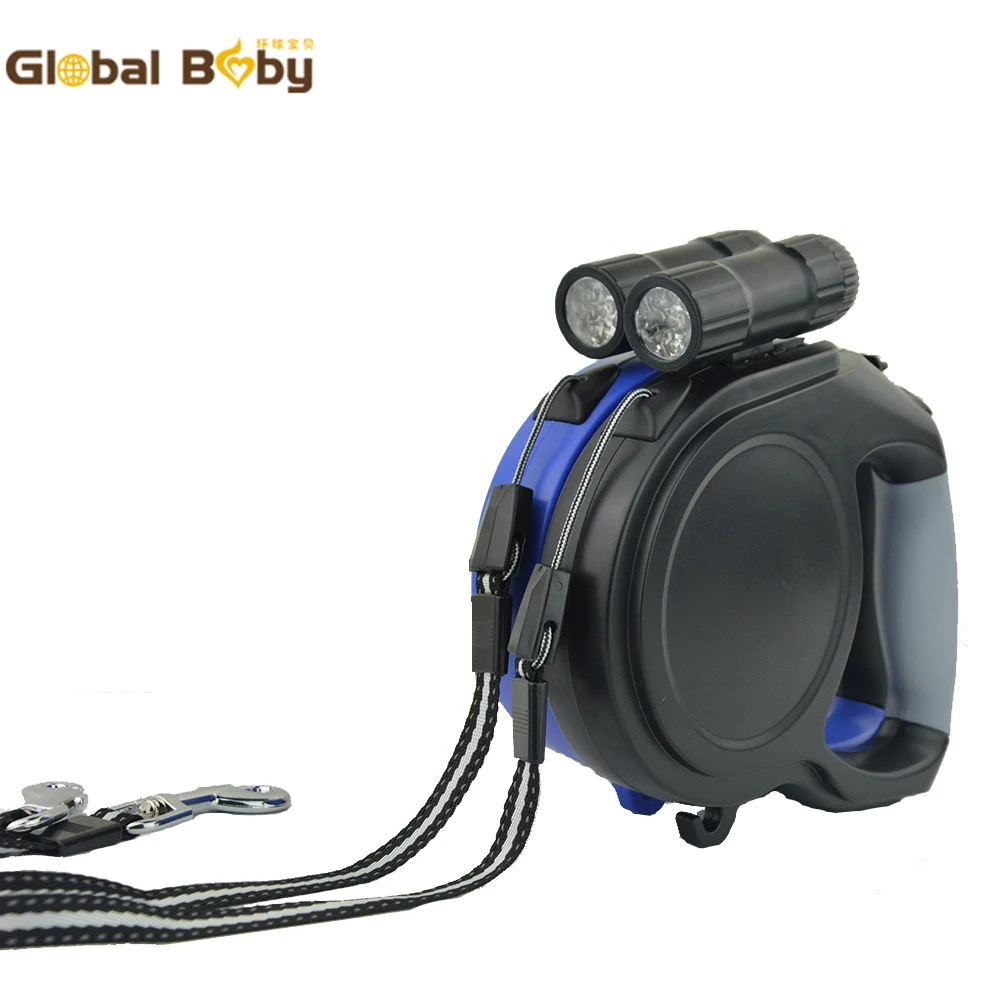 

5M and 8M Brand Retractable Dog Leashes Lead with LED Light for Dogs and Pets