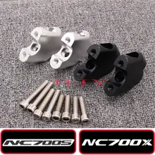 Аксессуары для мотоциклов с ЧПУ рукоятка зажим Расширенный руль крепление стояк для Honda NC700S/NC700X 2012-2013