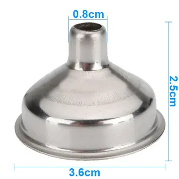 

Wholesale 5 Pcs Stainless steel Laboratory Measure Filter Funnel Hip Flask Funnel