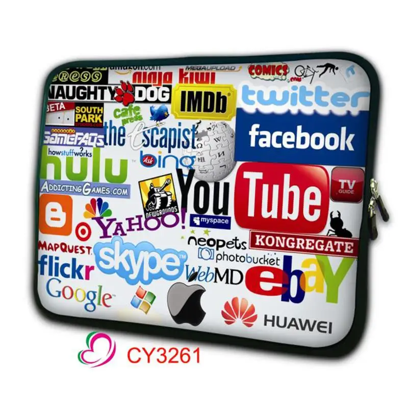 Internet Logo Neoprene Soft Laptop Bag Carry Cases Cover Pouch Protector For 7.9 9.7 11.6 13.3 14.4 15.4 15.6 17.3 17.4 computer Internet Logo Neoprene Soft Laptop Bag Carry Cases Cover Pouch Protector For 7.9 9.7 11.6 13.3 14.4 15.4 15.6 17.3 17.4 computer