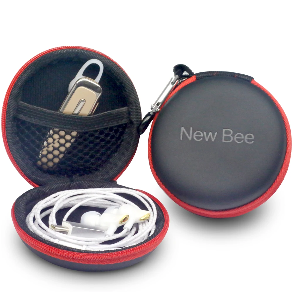 

HKGK NEW Bee Earphone Wire Organizer Box Data Line Cables Storage Box Case Container Coin Headphone Protective Box