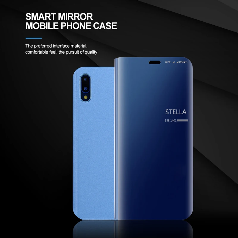 P20 Lite чехол для huawei Nova 3E роскошный зеркальный Флип Полный телефона P 20 Nova3e с