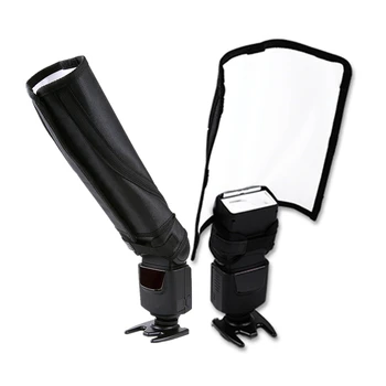 

Viltrox JY-23 Flash Diffuser Bender Light Beam Snoot Softbox Portable folding Spotlighting Cloth for Canon Nikon Godox Viltrox