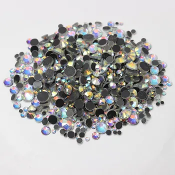 

DMC Large Pack SS6 - SS30 Jewelry Crystal AB Flatback Stones Strass Hotfix Rhinestones Wedding Dress Sewing Accessories
