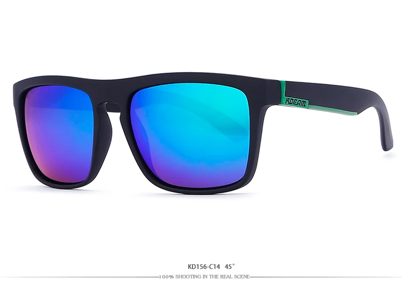 KDEAM мягкие солнцезащитные очки для мужчин зеркальные линзы поляризованные солнцезащитные очки полный спектр поляризационные очки CE
