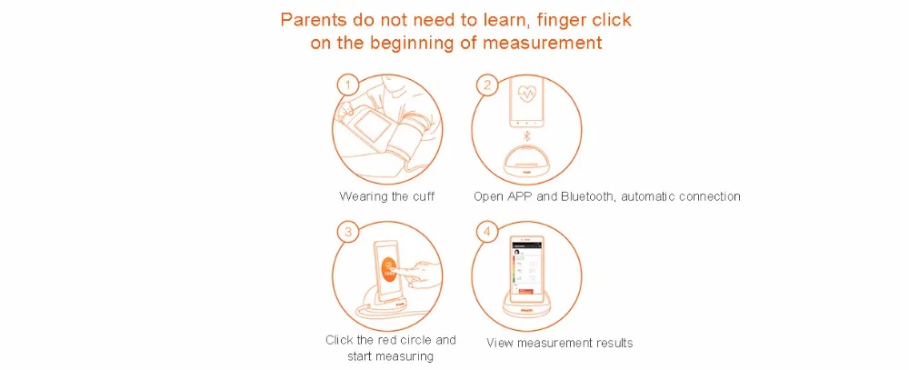 Xiaomi iHealth умный измеритель артериального давления док-станция система мониторинга для Xiaomi смартфонов версия Bluetooth