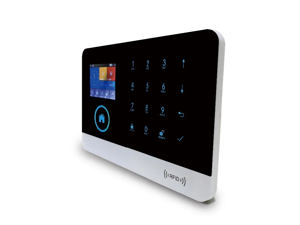 YobangSecurity беспроводной Wifi GSM RFID для дома и офиса Охранная сигнализация наружная ip-камера датчик дыма