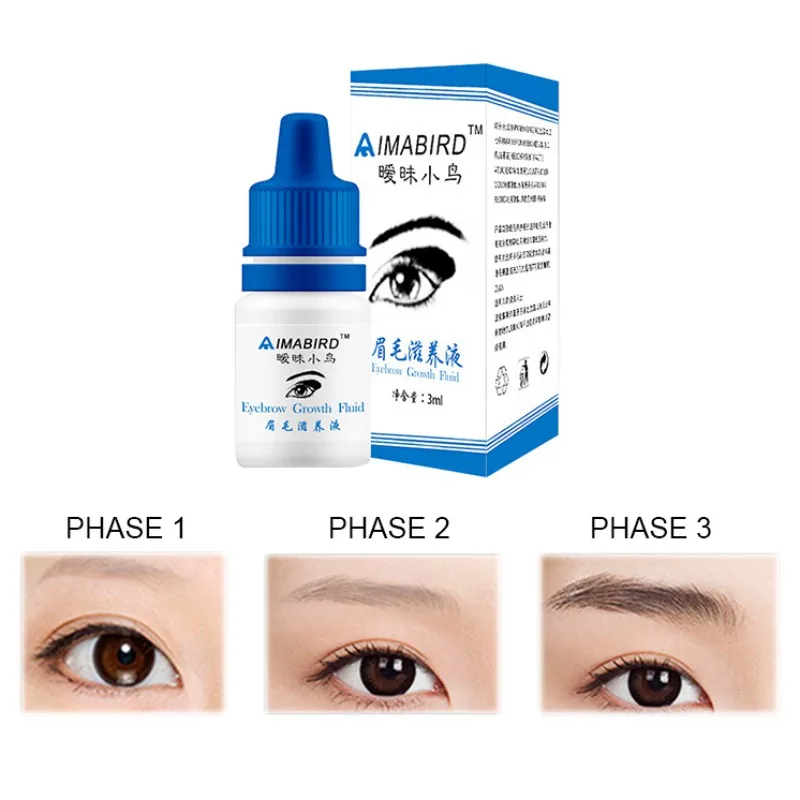 

3ml Eyebrow Growth Liquid Eyebrow Become Thicker Slender Eyebrow Enhancer Growth Serum 2019