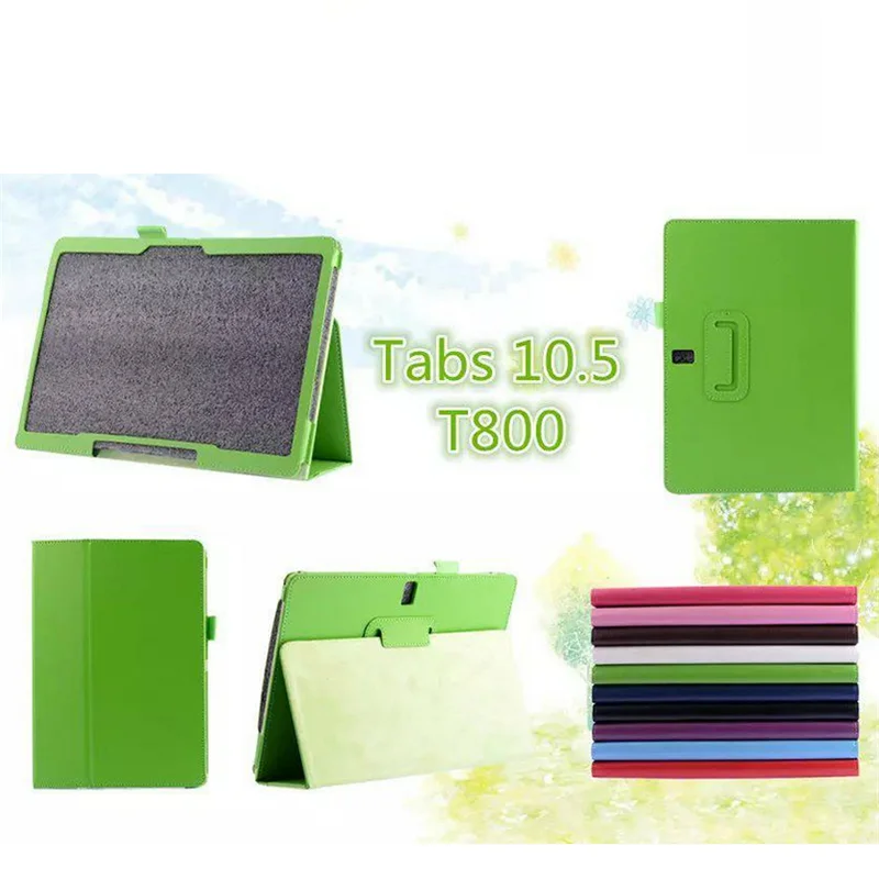 Мягкий чехол с текстурой личи кожаный для планшета Samsung Galaxy Tab S 10 5 T800 T805 T805C SM