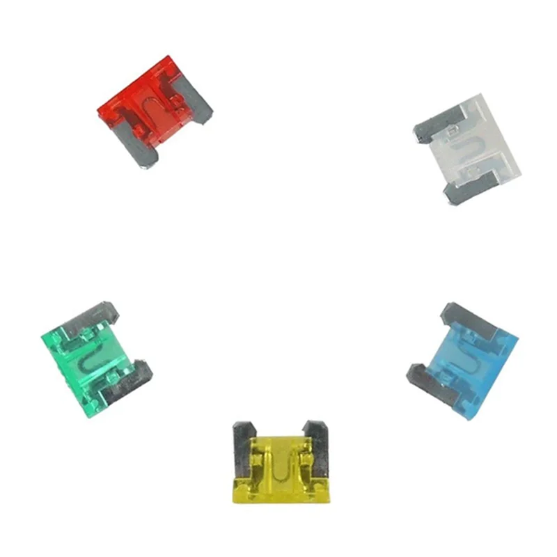 

50pc Slim Low Profile Mini Blade Fuse APS ATT Car Truck RV 10/15/20/25/30AMP Set